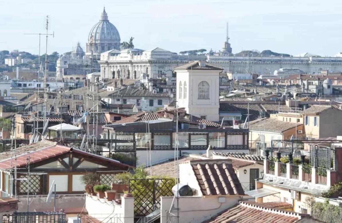 Spanish Steps Amazing Terrace Leilighet Roma Eksteriør bilde